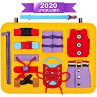 DigHealth Busy Board- 2 Años Juguetes Educativos para Aprender a Habilidades Básicas Vestirse- Juguetes Montessori para…